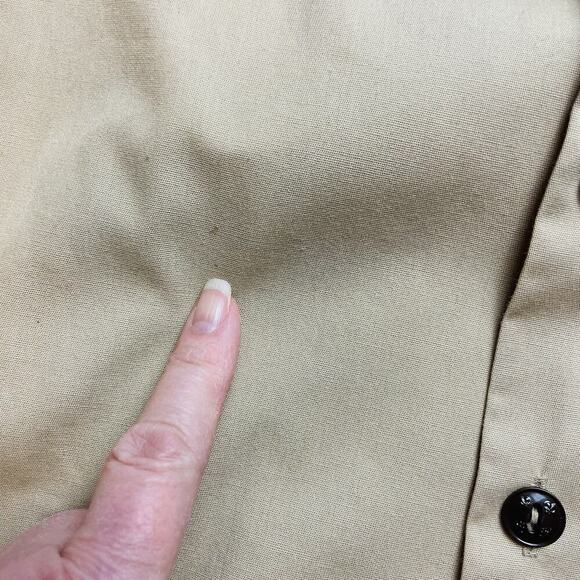 BSA Boy Scouts of America Shirt Mens L Tan Pins Sewn In Patches Golden Empire - Picture 12 of 14